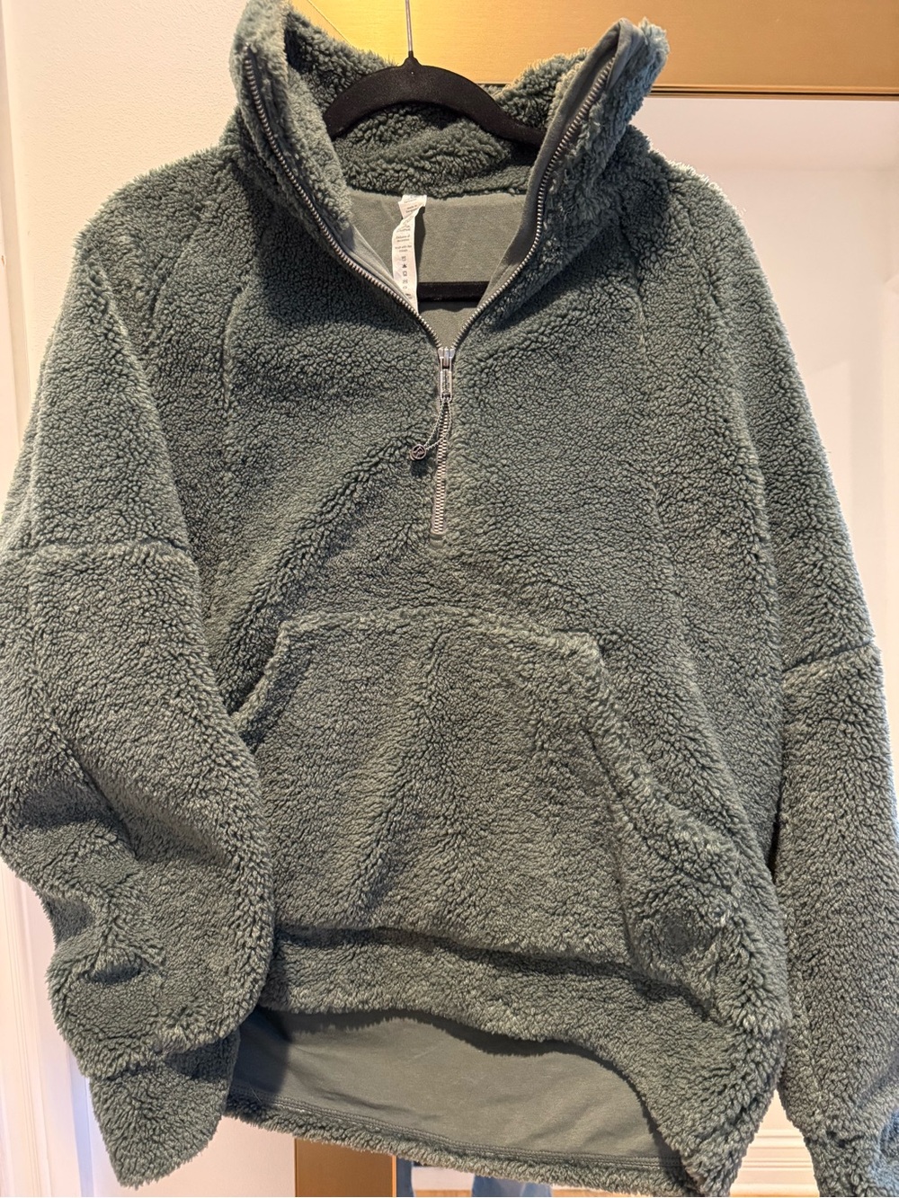Never Been Worn Lululemon Scuba Oversized Funnel-Neck Half-Zip - size XS/S